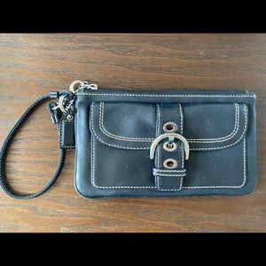 Coach Leather Wristlet